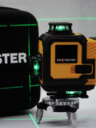 Poziomnica laserowa poziomica 4D 16 linii krzyżowa 360 laser zestaw statyw zielona wiązka do remontu i montażu, IP54