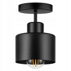 LAMPA WISZĄCA SUFITOWA PLAFON LED RETRO EDISON oprawa metalowa czarna E27 do salonu kuchni jadalni, 1 punkt światła
