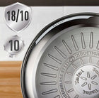 Zestaw patelni stalowe tefal Infinite 28/30cm indukcja gaz nieprzywierająca 2 sztuki, do piekarnika i zmywarki