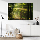 Obraz na płótnie 120x80 Las Drzewa Nowoczesny XXL Canvas do Salonu duży dekoracja ścienna, sypialnia, kuchnia, druk