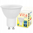 10x Żarówka LED GU10 Biała neutralna 4000K 7W = 70W Premium Nie Mruga 600 lm, kapsułkowa, reflektorowa, do opraw