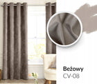 Zasłona welurowa Royal VELVET gruba mięsista 140x270 - dużo kolorów kotara gładka półzaciemniająca na kółkach do salonu