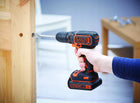 Wkrętarka Black+Decker zasilanie akumulatorowe 18 V BDCDC18_Body wiertarko-wkrętarka do wiercenia i montażu
