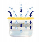 Pochłaniacz wilgoci osuszacz powietrza cytrynowy AquaFloow 12 szt 400 ml zapachowy absorber do pomieszczeń