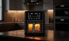 Frytkownica beztłuszczowa AIR fryer duża 8l 2000W duża misa XL electo czarny