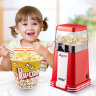 Maszyna do popcornu retro domowa urządzenie maszynka beztłuszczowa 1200W kino domowe dla dzieci, czerwony prażalnik