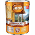 Sadolin Wydajna Lakierobejca Lazura Do Drewna extra Dąb Jasny 5l na zewnątrz, powłoka półmatowa, wydajność 15 m²/l