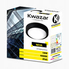 Lampa LED 18W 1440lm IP65 4000K plafon natynk łazienka podbitka NIE mruga okrągła oprawa sufitowa ze zintegrowanym