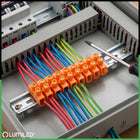 10x Złączka Zaciskowa Kostka Elektryczna 12-TOROWA 6mm Instalacyjna Listwa łącznik przewodów, rozdzielacz kabli, do