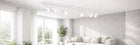 Lampa Sufitowa LED Szyna REGULOWANA BIAŁA 6x GU10 Listwa LOFT Nowoczesna reflektory, oświetlenie punktowe do salonu
