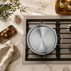 Zestaw garnków z pokrywkami WMF Provence Plus 9 el. indukcja gaz stalowe komplet naczyń do piekarnika, kuchenki