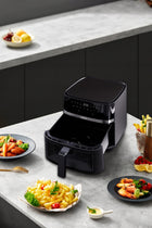 Frytkownica beztłuszczowa AIR fryer frytownica duża 8l 1800W misa XL czarny