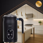 Spieniacz do Mleka Kawy Elektryczny Podgrzewacz 4w1 500W LED 270ml BPA free automat latte cappuccino, czarny dzbanek