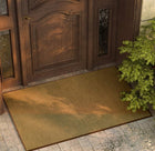 Duża wycieraczka wejściowa do butów zewnętrzna pod drzwi 3D brązowa 60X90CM mata gumowa pvc tekstylna 6 mm do