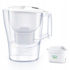 Biały dzbanek filtrujący brita Aluna + filtr maxtra PRO Pure Performance bezbarwny