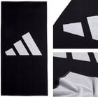 ADIDAS DUŻY RĘCZNIK PLAŻOWY KĄPIELOWY SZYBKOSCHNĄCY CHŁONNY FROTTE 140 X 70 bawełniany na basen nad morze sportowy
