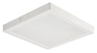 Plafon LED Lampa Sufitowa Natynkowa 24W 2640lm 4000K Biała Kwadrat do łazienki i korytarza, neutralna barwa
