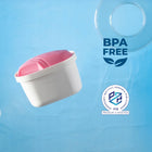 Filtr do wody Wessper AquaMax Mg+ do dzbanka Brita Dafi zamiennik - 5 sztuk różowy