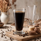 SZKLANKI DO LATTE herbaty Wysokie ZESTAW SZKLANEK do kawy 6szt + ŁYŻECZKI szkło 250 ml, bezbarwne, do mycia w zmywarce
