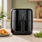 Frytkownica beztłuszczowa AIR fryer frytownica 2,6 L mocna 1400W dotykowa 1400 w czarny