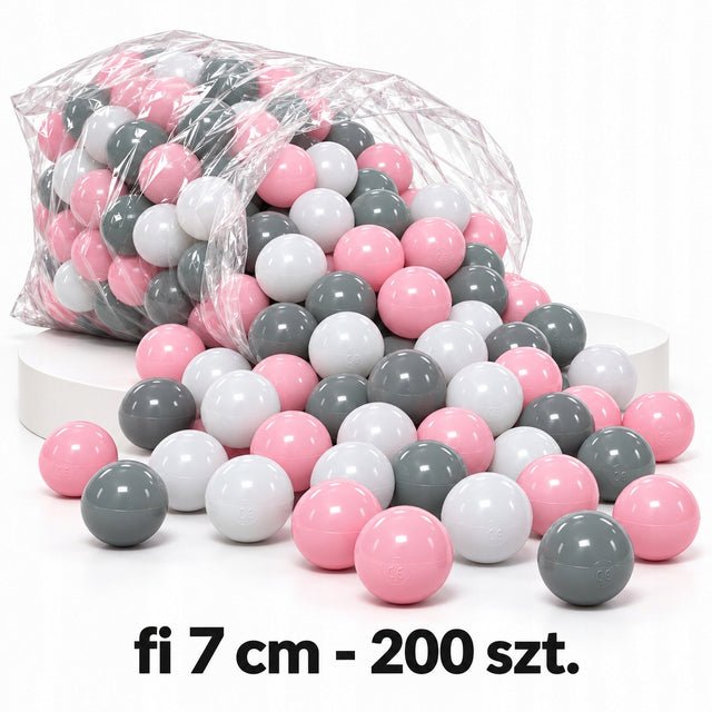 Piłki do suchego basenu 200 szt. fi7 cm El-term wiek 12 m+