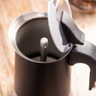 Kawiarka Klausberg KB-7847 stalowa indukcja Gaz espresso 12 filiżanek Kawy zaparzacz moka 600 ml, czarno-srebrny