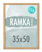 Ramka na zdjęcia 35x50 B3 ramki na zdjęcia zdjęcie MDF brązowa drewniana oprawa fotografii, dekoracja ścienna do salonu