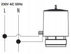 SIŁOWNIK TERMOELEKTRYCZNY ROZDZIELACZ T30NC23MO M30x1.5 -MANUALNIE OTWARTY elektryczne 0 m 0 cm