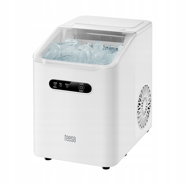 Kostkarka do lodu Teesa easy ICE 11kg lodu 1l 110W dwa rozmiary kostek 110 w biały 5.1 kg