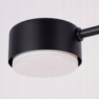 Nowoczesna Lampa Sufitowa Plafon Żyrandol Spot Czarny Matowy 4x Gx53 LED oprawa metalowa 4-punktowa do salonu i kuchni