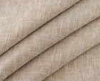 Obrus beżowy płócienny na stół 140x150cm elegancki boho nakrycie jadalniane, gładka tkanina poliestrowa