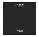 Waga łazienkowa elektroniczna dokładna 180 KG szklana czarna slim LCD czarny