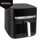 Air Fryer Frytkownica Beztłuszczowa Ruhhy AirCrisp 8l + 8 Programów Okienko czarny