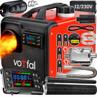 NAGRZEWNICA SPALINOWA OLEJOWA OGRZEWANIE POSTOJOWE WEBASTO 8KW LCD 12V 230V grzewcza
