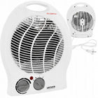 Termowentylator farelka grzejnik elektryczny 2000W 3 poziomy z termostatem biały piecyk pokojowy z grzałką spiralną