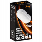 Lampa Sufitowa Plafon LED 24W 1920lm Neutralny 4000K IP54 Oprawa Natynkowa okrągła biała, zintegrowane źródło światła