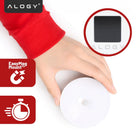Lampka lampa LED czujnik ruchu zmierzchu nocna do szafy garderoby światło okrągłe oczko 3000K 80 lm zestaw 3 sztuki
