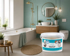Lakier kafle w płynie, aqua ceramic 1 KG, półmat bezbarwna powłoka do glazury, wydajność 7 m²/l