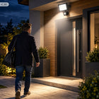 Halogen lampa czujnik ruchu zmierzchu 4000lm 50W LED PIR zewnętrzna IP65 reflektor naświetlacz biały neutralny 4000 K