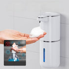 Dozownik do mydła bezdotykowy naścienny 380 ml biały automatyczny, akumulatorowy, do łazienki, z PCV, szerokość 11 cm