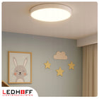 Lampa sufitowa Plafon LED ściemnialna 60cm Biały panel okrągły pilot duża oprawa do salonu i sypialni, regulacja