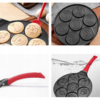 Patelnia do Naleśników Jajek Sadzonych Pancakes i Placków 26cm Non Stick powłoka marmurowa, okrągła, mycie w zmywarce