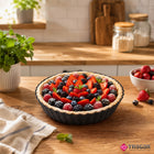 Forma do Tarty z Wyjmowanym Dnem Blacha do Pieczenia Non-Stick Okrągła 24cm foremka do quiche, wypieków, metalowa