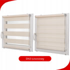 Roleta dzień NOC 68x230 cm Rolety Wewnętrzne na Wymiar Voppi Różne Kolory osłona okienna z regulowanym zaciemnieniem