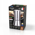 Kawiarka zaparzacz do kawy espresso 620ml 10 filiżanek indukcja GAZ stal klasyczna 620 ml 0 w srebrny stal nierdzewna
