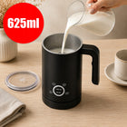 Spieniacz do mleka kawy podgrzewacz elektryczny 4 tryby 500W 625ml 4W1 dzbankowy do cappuccino latte czarny