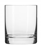 Szklanki do whisky KROSNO Basic z grubym dnem zestaw komplet 6 szt 250 ml tumbler do drinków, szkło bezbarwne, można