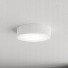 Lampa sufitowa Plafon cleo 300 Biały 30 cm E27 okrągła oprawa oświetleniowa do wnętrz, głębokość 7,5 cm