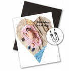 Foto magnes z twoim własnym nadrukiem zdjęciem na prezent duży 20x30 A4 personalizowana dekoracja lodówki do domu