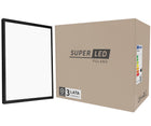 Panel LED natynkowy 60W 6300lm 60x60cm Plafon Lampa kwadratowa czarna oprawa sufitowa z wbudowanym źródłem światła